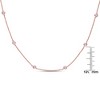 Guili Sterling Silver Necklace with Clear CZ in White, Gold, or Rose Gold—Opulent, Luxurious, and Perfect for a Radiant Shine. - 3 of 4