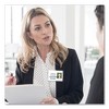 Avery Clip-Style Name Badge Holder with Laser/Inkjet Insert, Top Load, 4 x 3, White, 100/Box - 3 of 4
