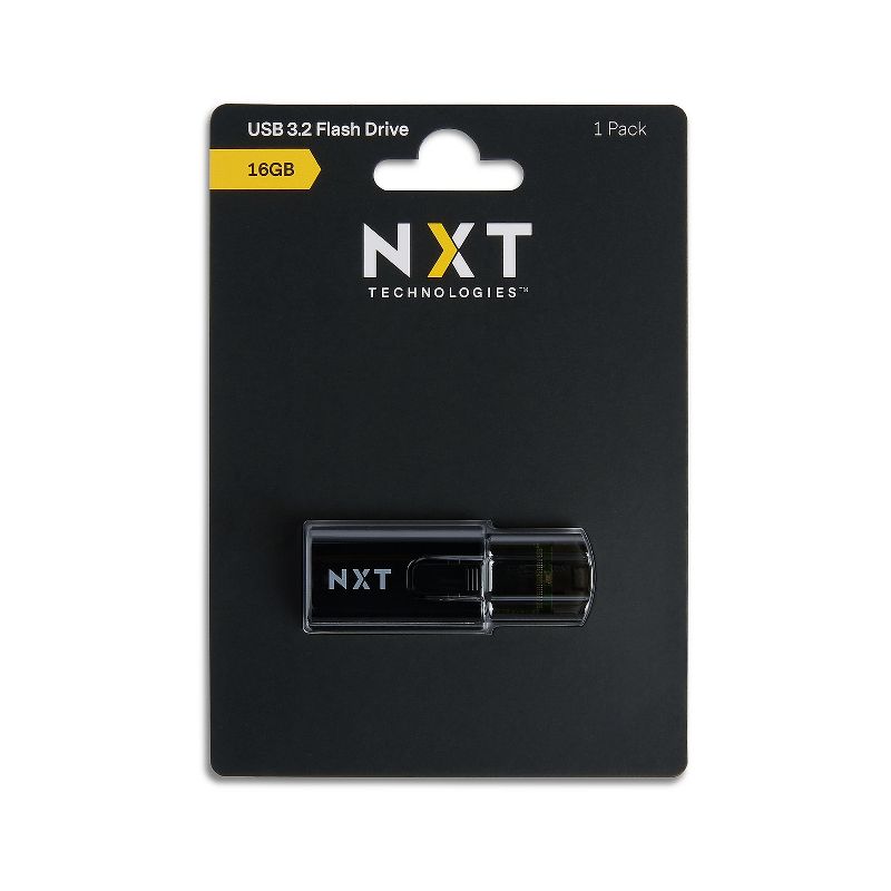 NXT Technologies 16GB USB 3.2 Type-A Flash Drive Black (NX61125), 1 of 6