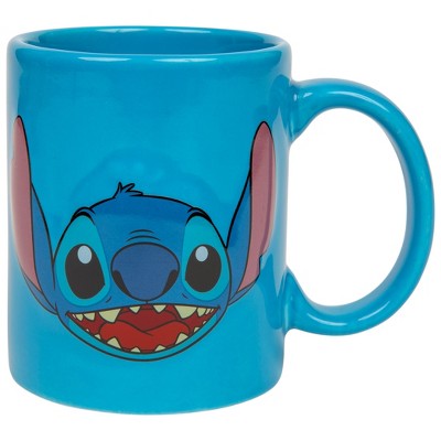 Adult Lilo and Stitch Disney Character Stitch Full Face Relief 11oz Mug