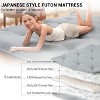 Nasitip Futon Mattress, Japanese Floor Mattress Floor Mat, Foldable Tatami Mattress Roll Up Floor Bed Mattress for House Guest Camping Dorm - 2 of 4