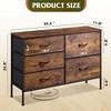 Dresser with 5 Drawers, Wide Fabric Chest with Drawer Organizers for Bedroom, Closet, Hallway - 3 of 4