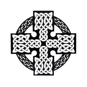Slickblue Celtic Metal Wall Art – 12" Round Hanging Decor in 8 Irish Designs & 4 Finish Options for Home - 1 of 4