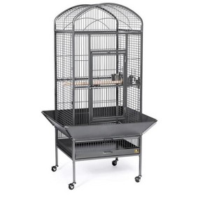 Prevue Pet Products 34521 Dome top Bird Cage, Large, Black Hammerstone - 1 of 4