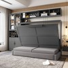 Whisen Clever Design Full Size Murphy Bed, Folded into a Sofa with Cushion - 3 of 4