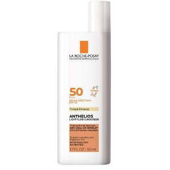 La Roche Posay Anthelios Tinted Ultra-Light Fluid Mineral Face Sunscreen with Titanium Dioxide - SPF 50 - 1.7 fl oz