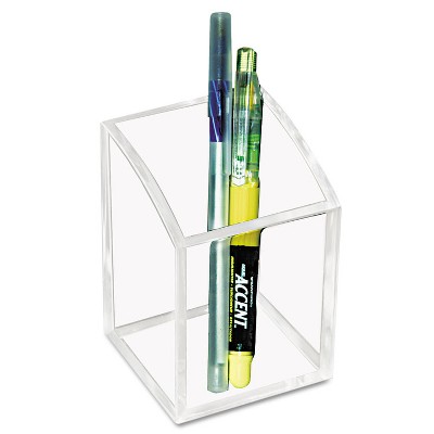 Kantek Acrylic Pencil Cup 2 3/4 x 2 3/4 x 4 Clear AD20