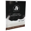 New York Central Watercolor Paper Sheets,140lb Hot Press, Pack of 10 - Professional Grade, Acid-Free, Archival, Superior Surface Stability for - 2 of 4