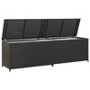 Patio Storage Box Poly Rattan vidaXL - 2 of 4