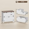 Lateral Filing Cabinet, Farmhouse File Cabinet with 4 Drawers, Fit Letter/A4/Legal Hanging Files - 3 of 4
