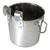 Stainless Steel Pail, Flat Sided Hook-On with Rivets - 2 of 3