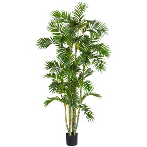 Nearly Natural 6-ft Areca Palm Silk Tree - 1 of 3