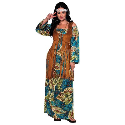 Morris Costumes Womens Bohemian Dress Costume