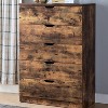 Sapphtopaz Dresser for Bedroom Modern Tall Dresser Closet Organizer with Handles Wood Dresser for Kids Room, Living Room - 3 of 4