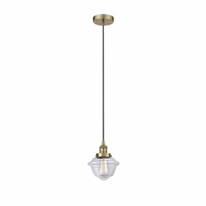 Oxford - 1 Light Mini Pendant In Traditional Style-9.5 Inches Tall and 7.5 Inches Wide - 1 of 1