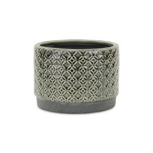 Cheung's Zajedani Gray Wide Lattice Pot - Large - 1 of 4