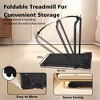 Walking Pad Under Desk Treadmill for Home Office, 2 in 1 Portable Walking Treadmill with Remote Control, Walking Jogging Machine, 240 Lbs Capacity - 3 of 4