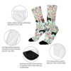 Farm Animals Cow Sheep Goat Chicken Floral Women Printed Crew Socks Funny Funky Socks Soft Polyester Novelty Gifts for Artists Men - 4 of 4