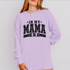 Simply Sage Market In My Mama Era Varsity Garment Dyed Long Sleeve - 1 of 3