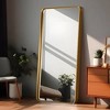 Wooakway 71'' Modern Rectangle Metal Full Length Mirror Leaning Mirror Bathroom Vanity Mirror Accent Wall Mirror for Bedroom Living Room - 3 of 4