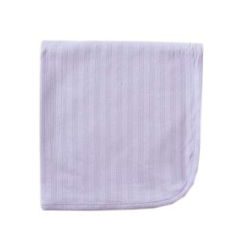 Touched by Nature Baby Girl Organic Cotton Swaddle, Receiving and Multi-purpose Blanket, Lavender, One Size