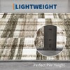 Farmhouse Plaid Area Rugs for Living Room Bedroom, Low Pile Non-Slip Modern Soft Faux Wool Carpet - 4 of 4