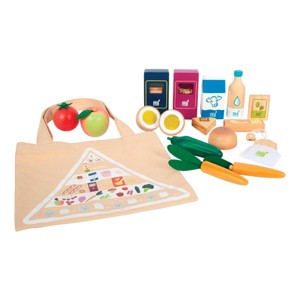 Small Foot Wooden Market Food Playset - 1 of 4