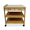 LunaLulinlk Modern Contemporary Trolley，Kitchen Storage - 2 of 4