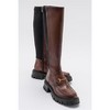 Chapel - Cognac Buckle Stretch Boot (Women) | Prologue Shoes - 2 of 4