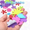 Unique Bargains Blossom Style Self-Adhesive Home Decor Card DIY Foam Stickers - 3 of 4