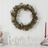 Nearly Natural 20-in Autumn Gypsophila Artificial Wreath - 3 of 4