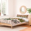 Deny Designs 3pc Queen Doodle by Meg Rainbow Butterflies Kids' Duvet and Sham Set - 2 of 4
