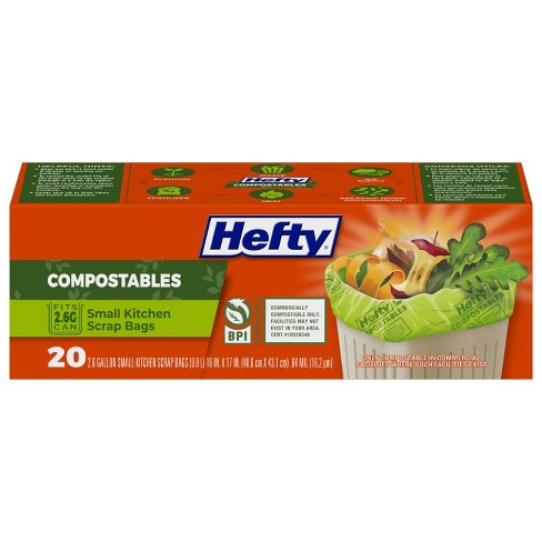 Hefty Strong Multipurpose Large Black Garbage Bags - 30 Gallon, 74 Count :  : Health & Personal Care