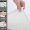 BAGOKIE 3 Piece Chenille Bathroom Rug Set - 4 of 4