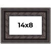 PosterPalooza | Photo Size 3.5" Wide Ornate Black Frame - UV Acrylic, Foam Board Backing, Hanging Hardware - 2 of 4