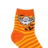 Kids' Halloween Socks Kids Orange Stripe - Bullseye's Playground™ - 3 of 3