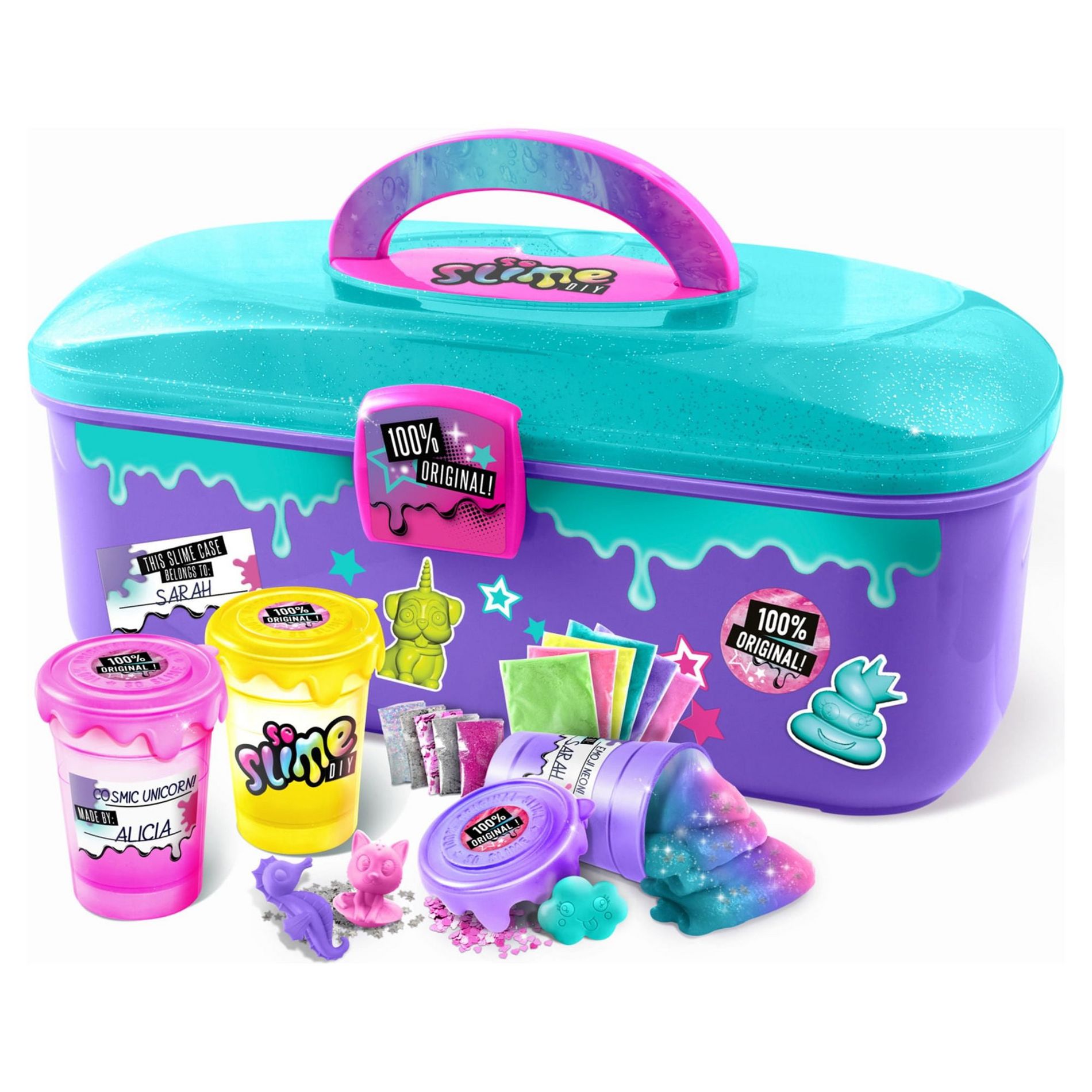 So Slime Diy Slime Case Shaker Storage Set