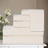 Honeycomb Waffle Border Cotton Medium Weight Towel Set by Blue Nile Mills - 2 of 4