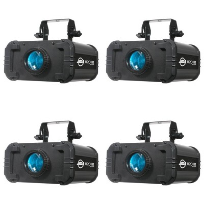 ADJ H2O IR LED Water Flowing Bright 5 Colors Light Effect w/ Bracket (4 Pack)