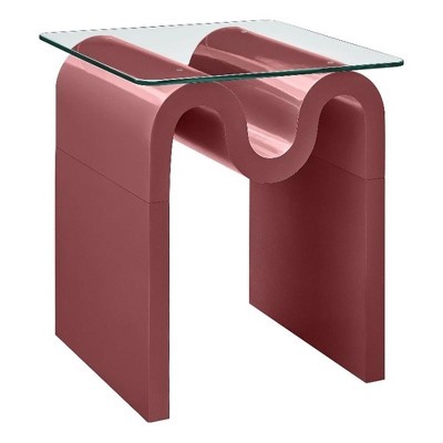 Modway Ondine Glass Top Side Table