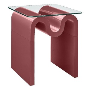 Modway Ondine Glass Top Side Table - 1 of 4