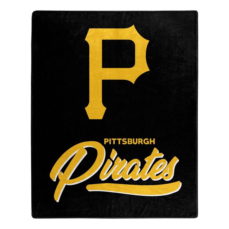 MLB Pittsburgh Pirates 50 x 60 Raschel Throw Blanket, 1 of 4