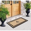 A1HC Natural Coir & Rubber Doormat for Outdoor Indoor Entrance, Long Lasting Easy to Clean Front Door Mat 24x48, Monogrammed - 4 of 4