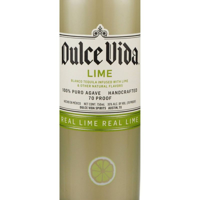 Dulce Vida Lime Flavored Blanco Tequila - 750ml Bottle, 2 of 4