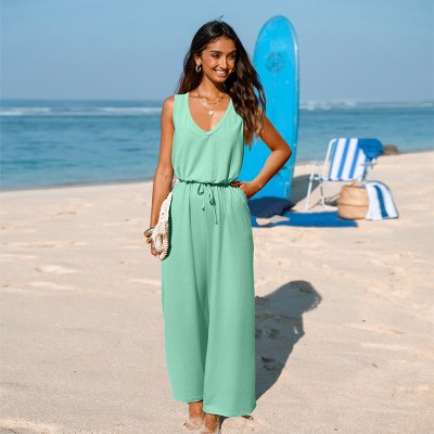 Women's Breezy Beach Jumpsuit for Effortless Style - Cupshe