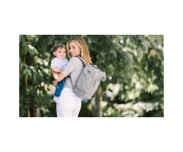 Ergobaby stripe on sale diaper bag