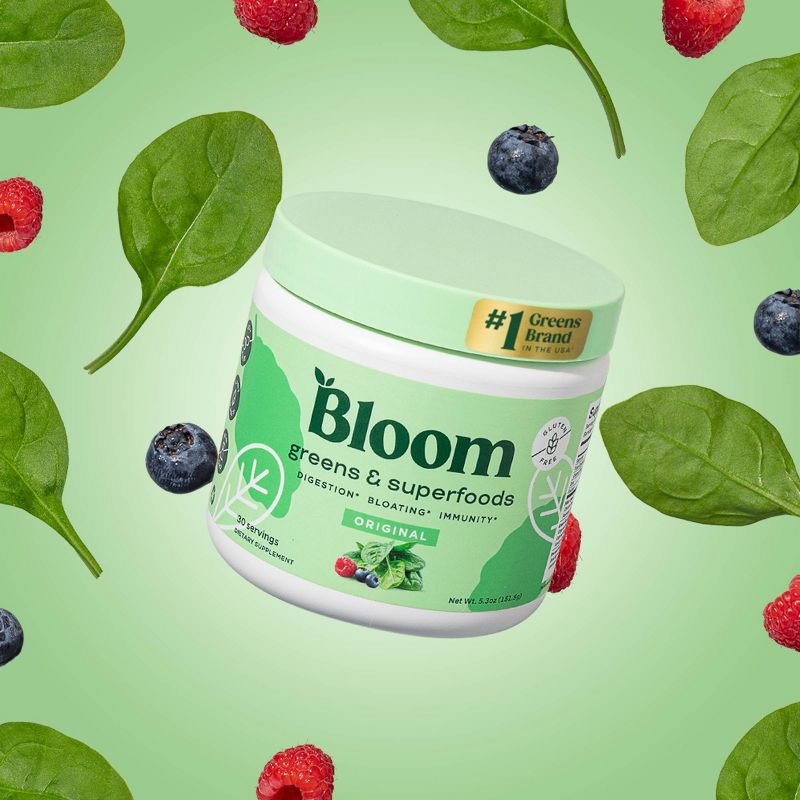 BLOOM NUTRITION Greens and Superfoods Powder - Original, 3 of 10