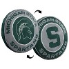 15" NCAA Michigan State Spartans Plush Cloud Pillow: Team Logo Round Novelty - 2 of 4