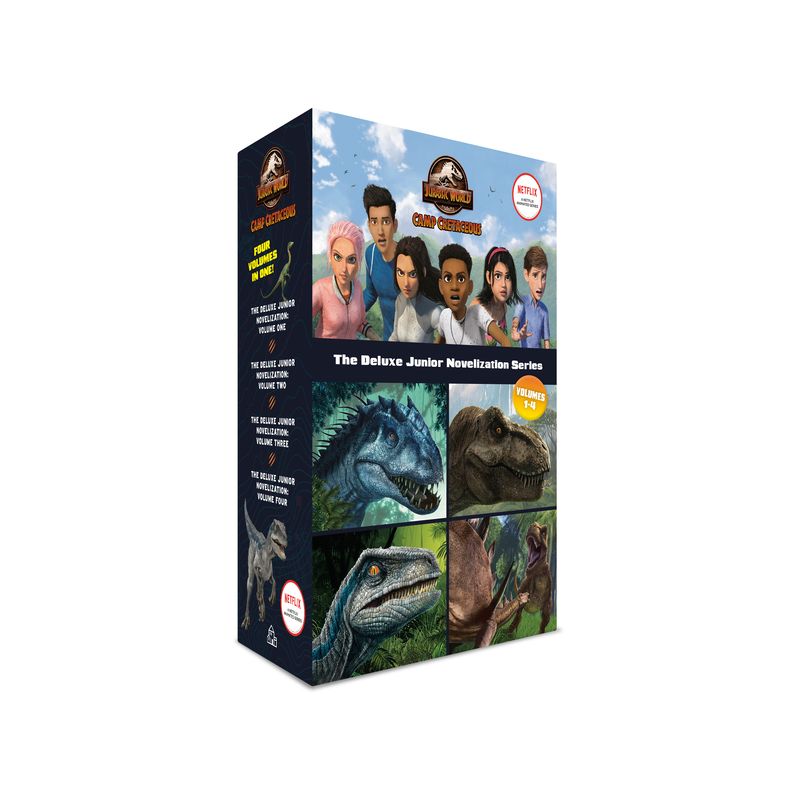 Camp Cretaceous: The Deluxe Junior Novelization Boxed Set (Jurassic World: Camp Cretaceous) - by  Steve Behling (Mixed Media Product), 1 of 2