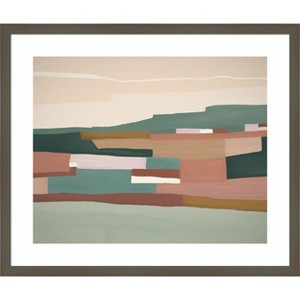 Mount Lofty by Urban Road Wood Framed Wall Art Print 25 in. x 21 in. - Amanti Art - 1 of 4